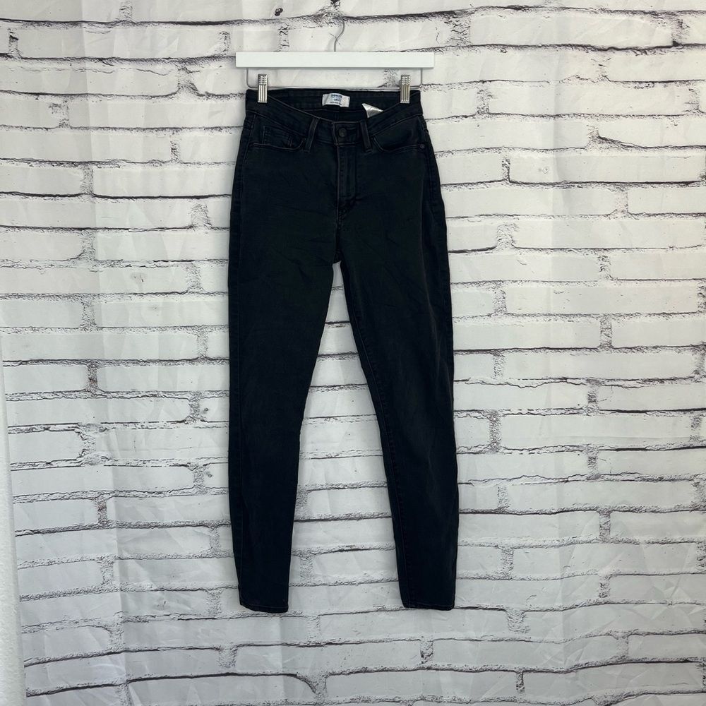 Levi’s Denizen High Rise Skinny Jeans Black Women’s 26 Stretch Denim Streetwear